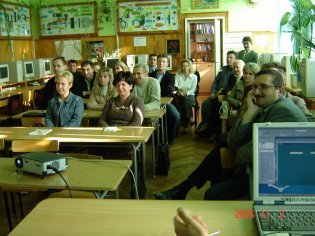 W prezentacji uczestniczyo 33 nauczycieli informatyki