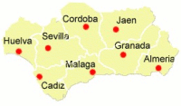 Malaga położona jest na południu Andaluzji