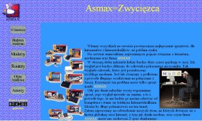 Strona internetowa dla firmy ASMAX