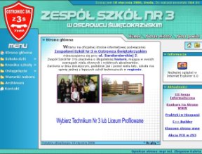 Strona internetowa ZS3 - edycja V